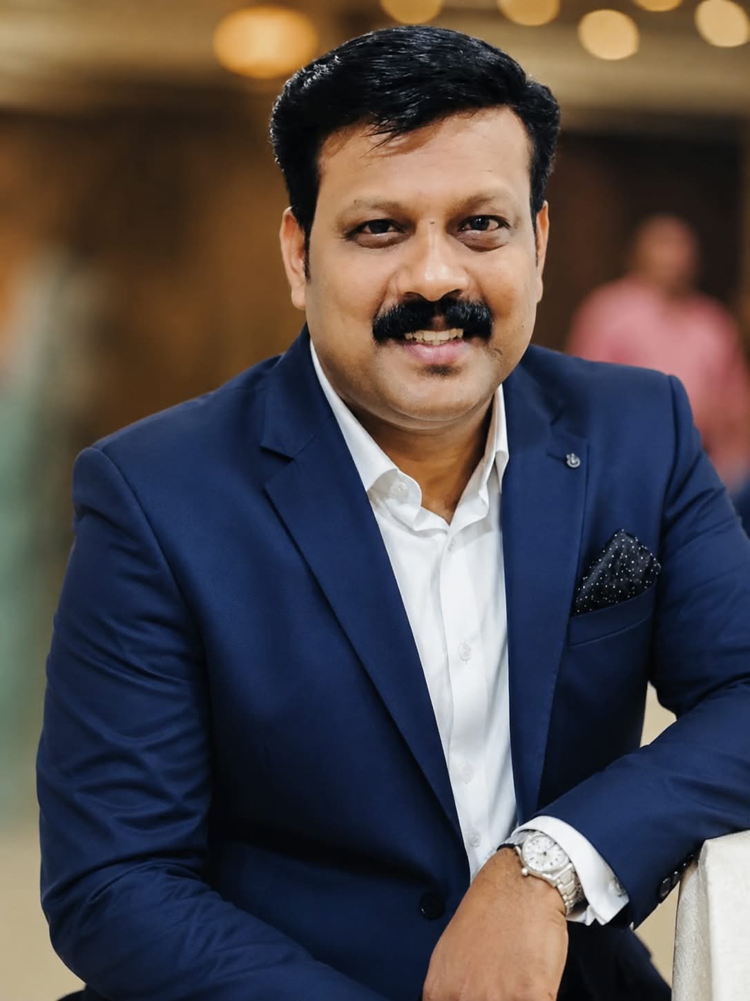 Portrait of Dr. Prajiy Menon, Founder of AIHAI